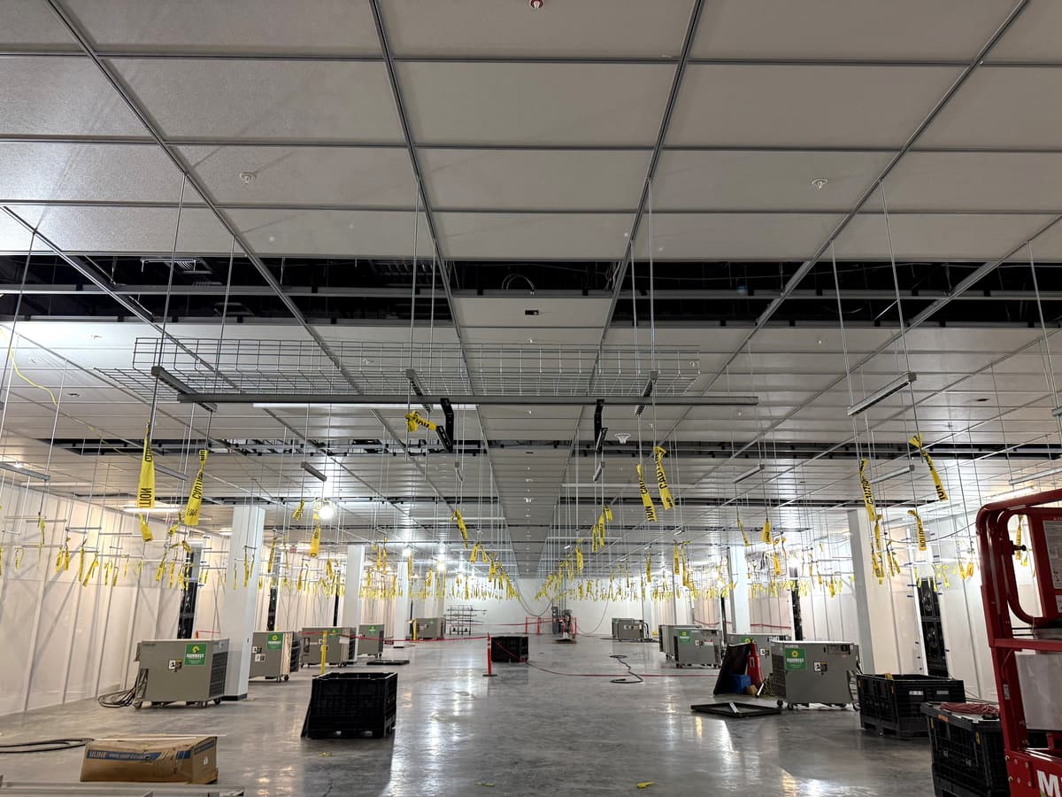 Today's solution: caution tape on exposed threaded rods