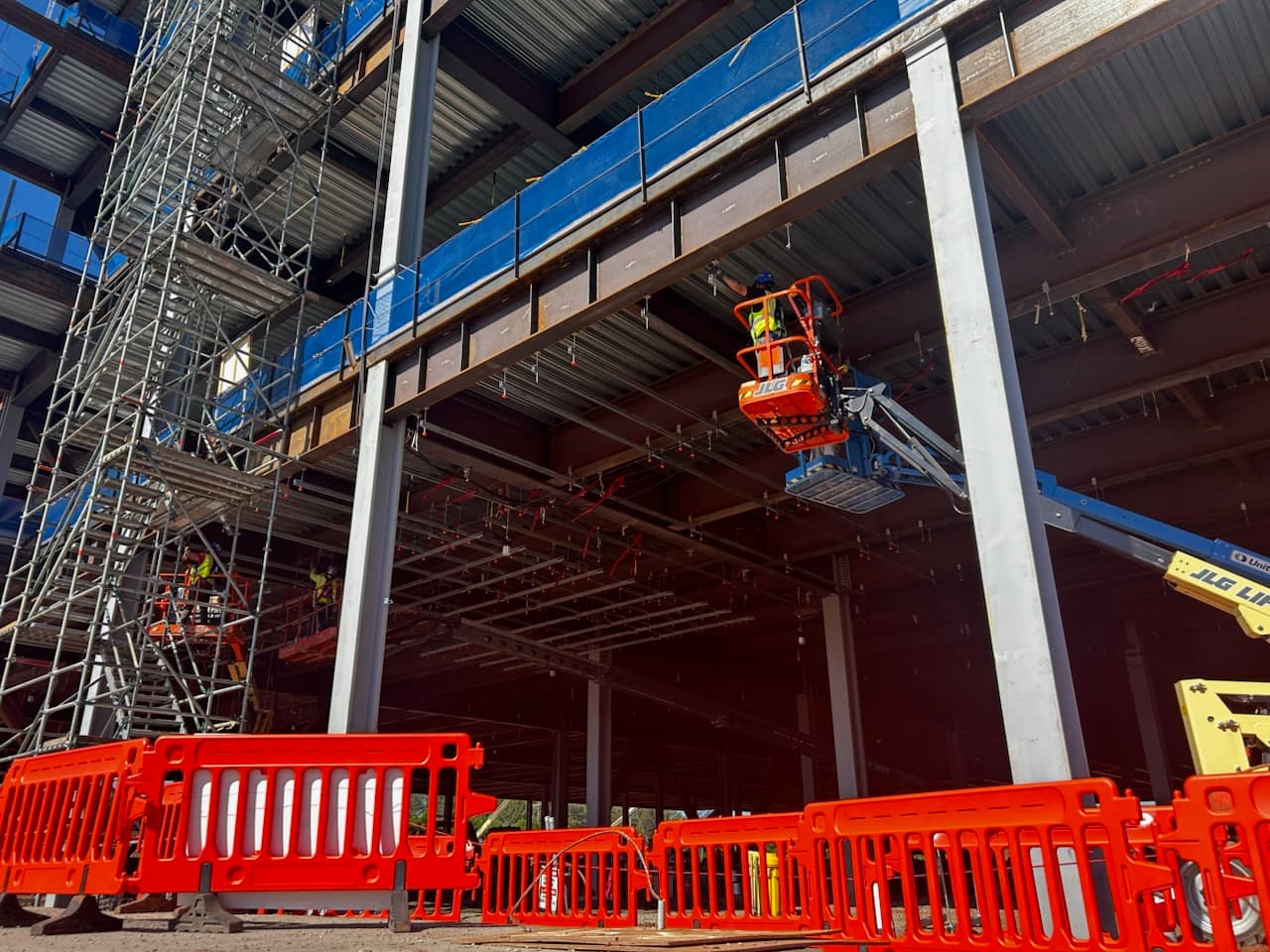 MagGuard deployed on active commercial construction site